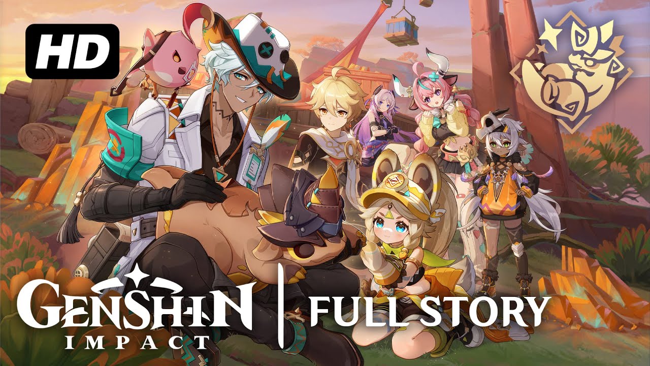 HD Genshin Impact 5.5 Event Story Quest: Tournament of Glory in Bloom - All Cutscenes (JP Dub)