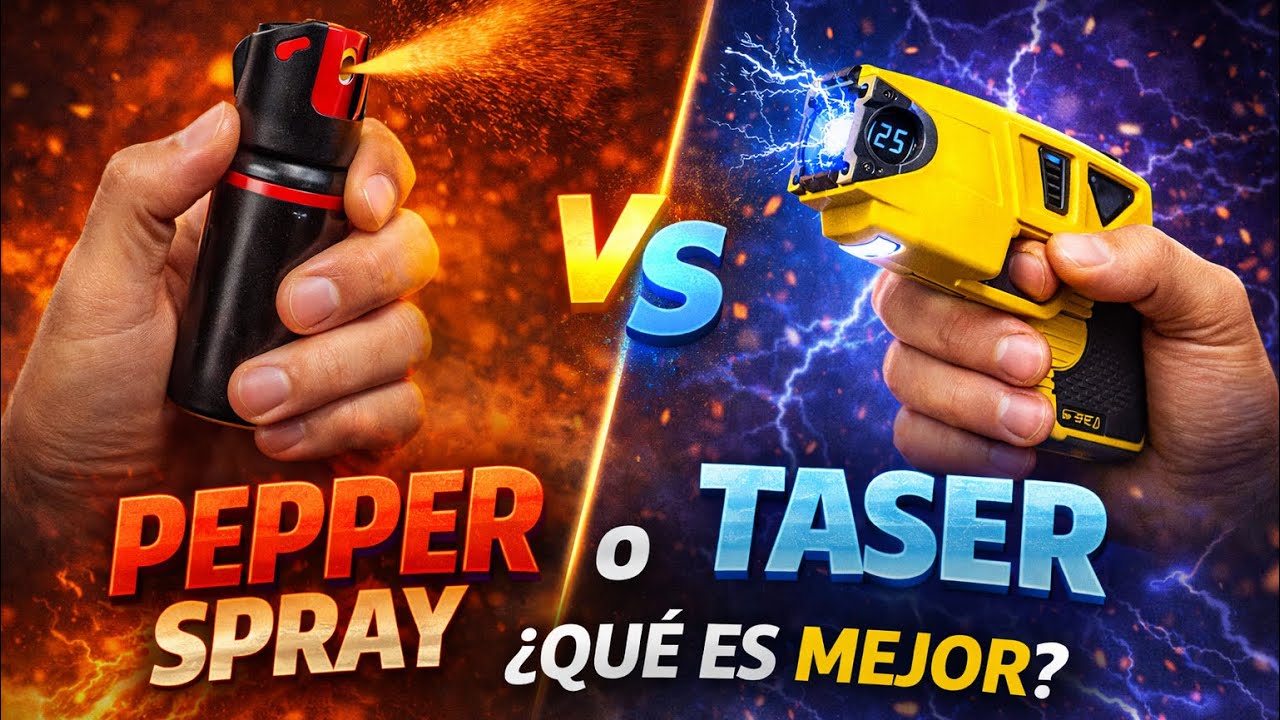 Que es mejor un Taser o un Peper Spray