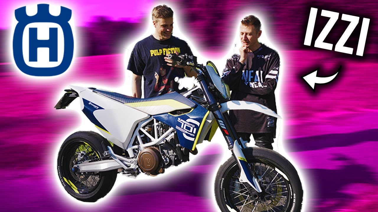 Ich fahre IZZI's MOTORRAD 🏍️💨 (Husqvarna 701 Supermoto)