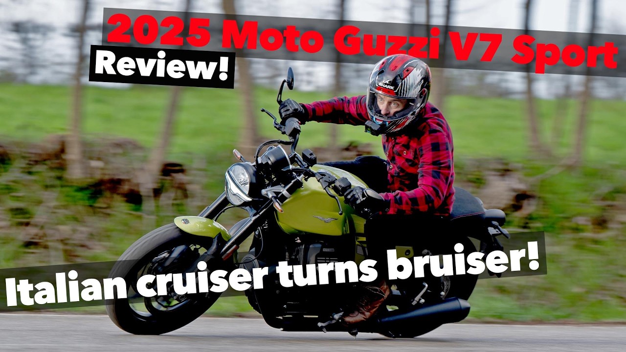 2025 Moto Guzzi V7 Sport Ride Review | Cruiser or bruiser?