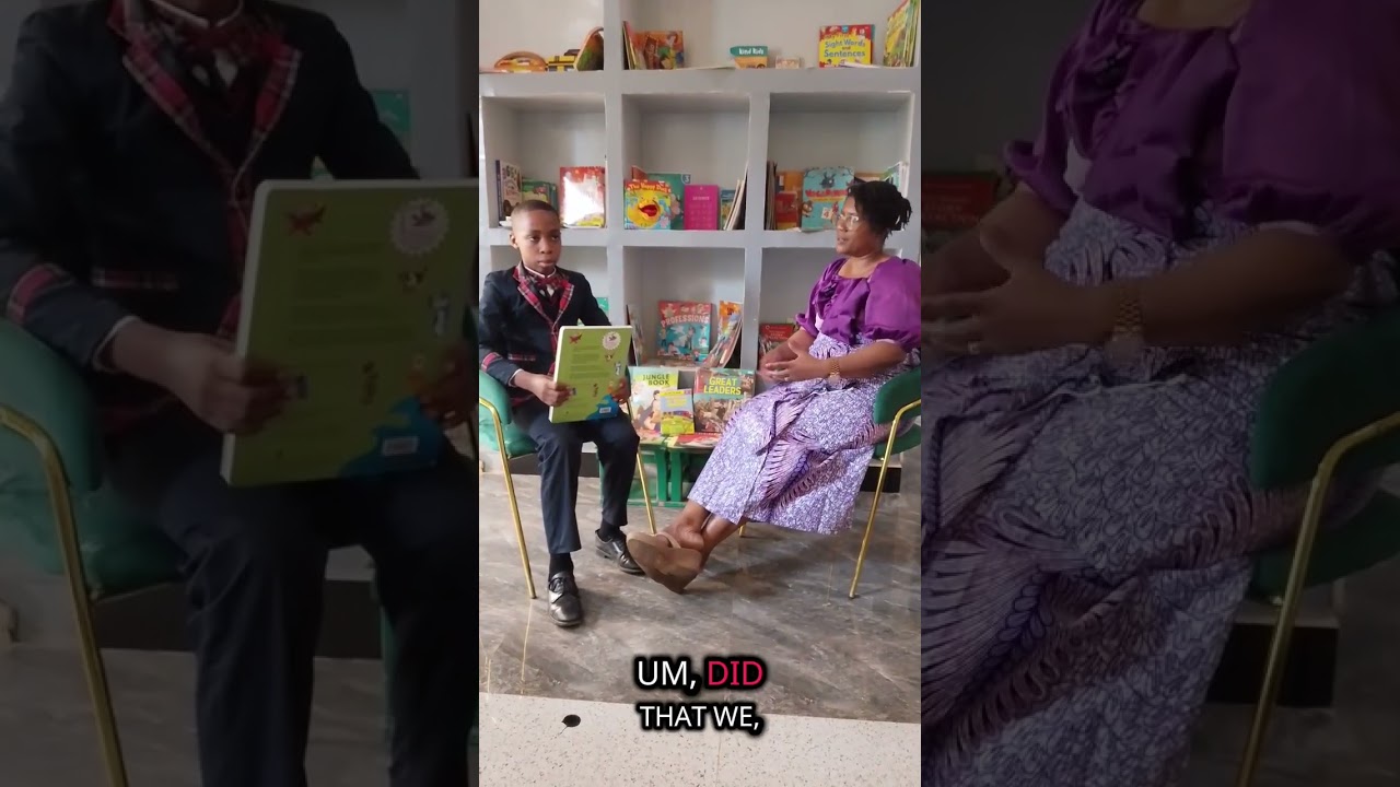 The principal of Tiny Heart International School was our guest