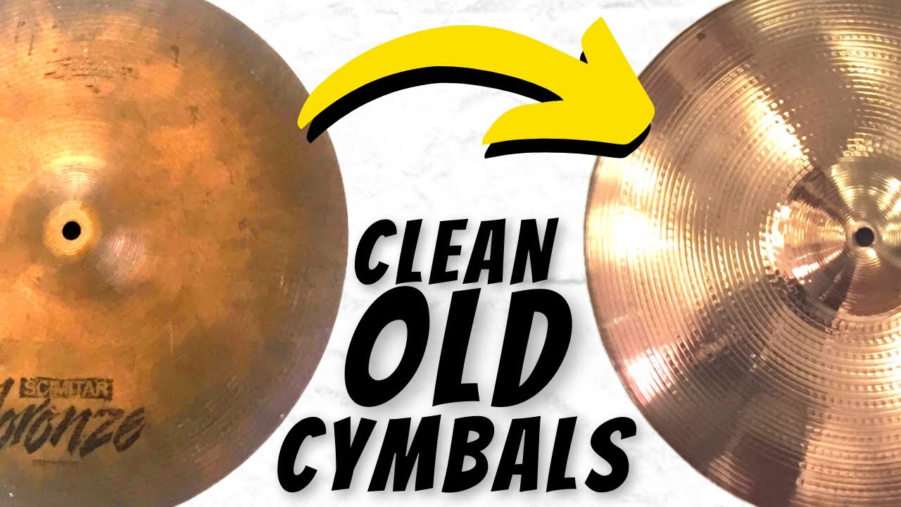 How to Clean Cymbals with Pledge Metal Polish | Zildjian and Sabian (Easy DIY Cleaning)