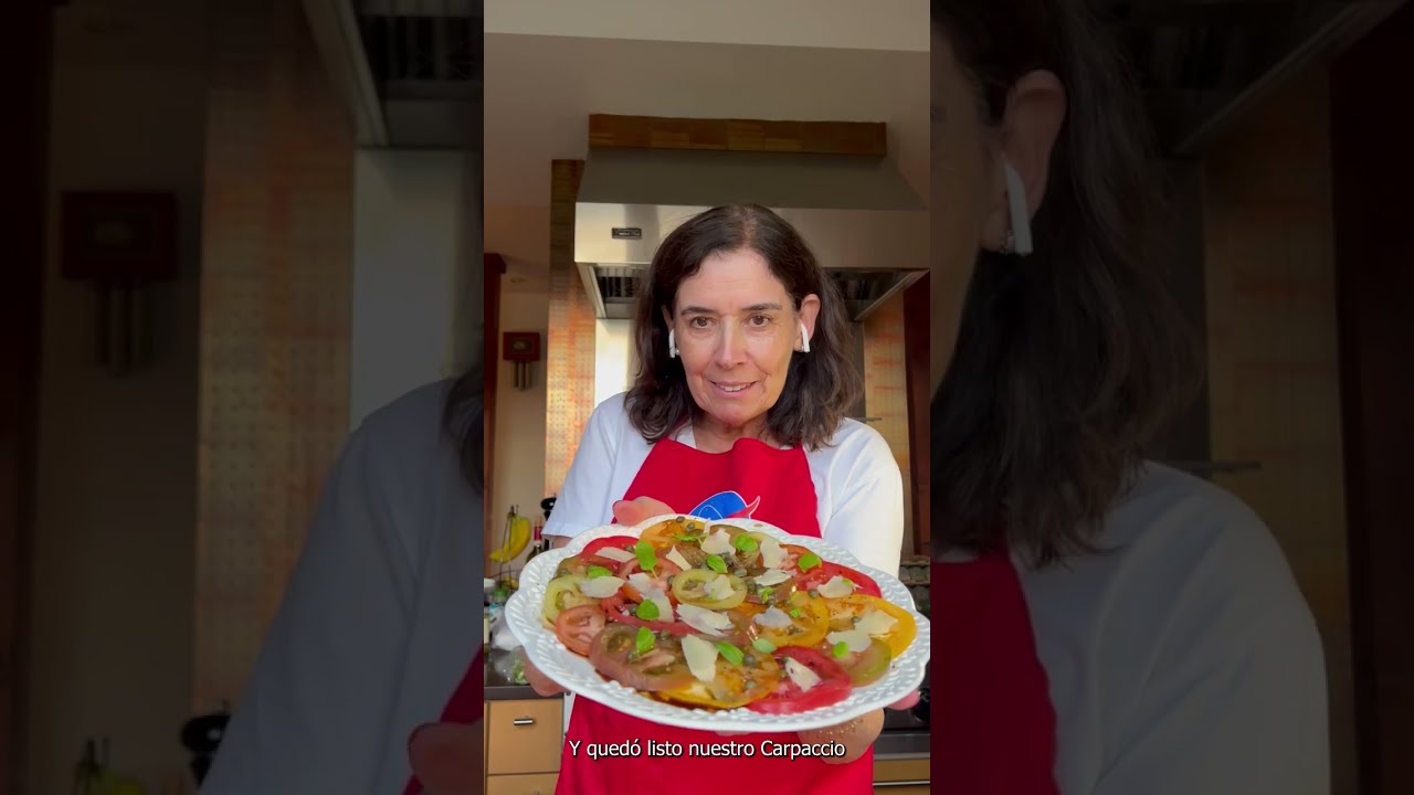Tomato Carpaccio 🍅🍅 |  Carpaccio de Tomate 👌🏻😋
