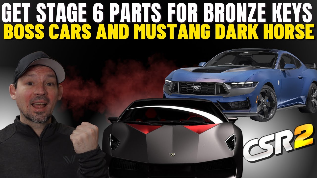 CSR2 How To Get stage 6 parts for the dark horse for bronze keys