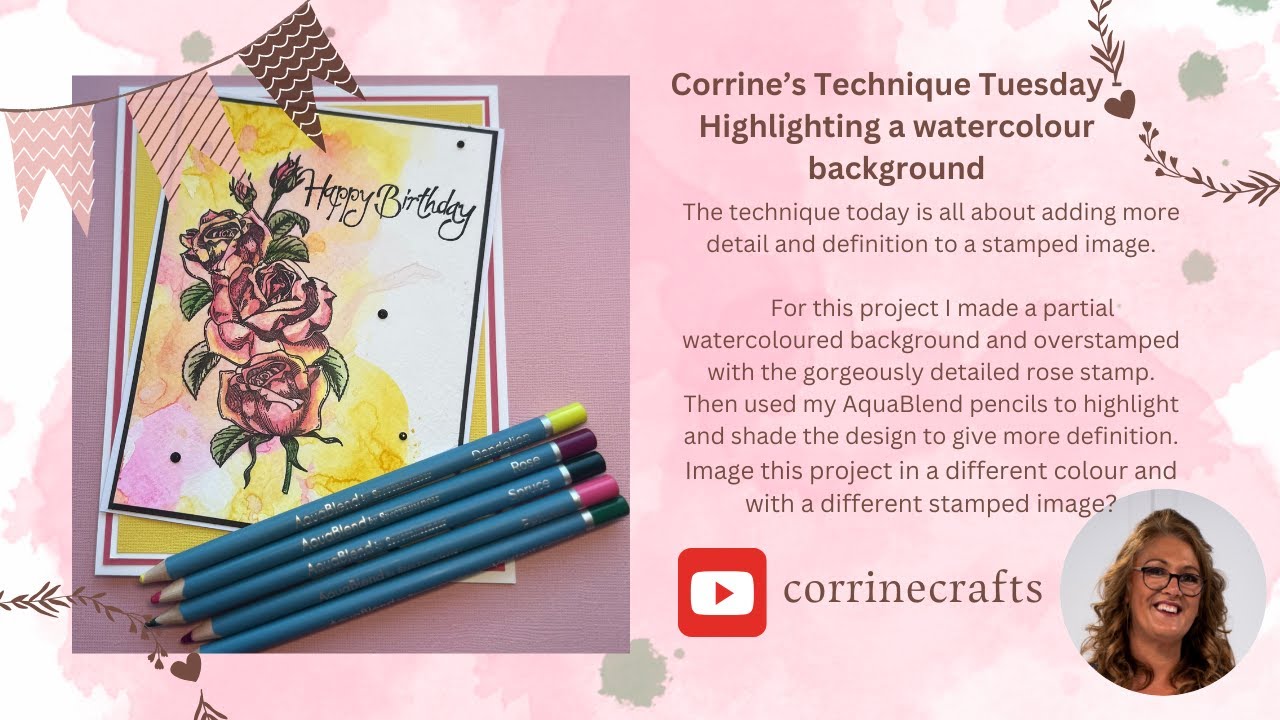 Coorrine's Technique Tuesday - WATERCOLOURED highlights