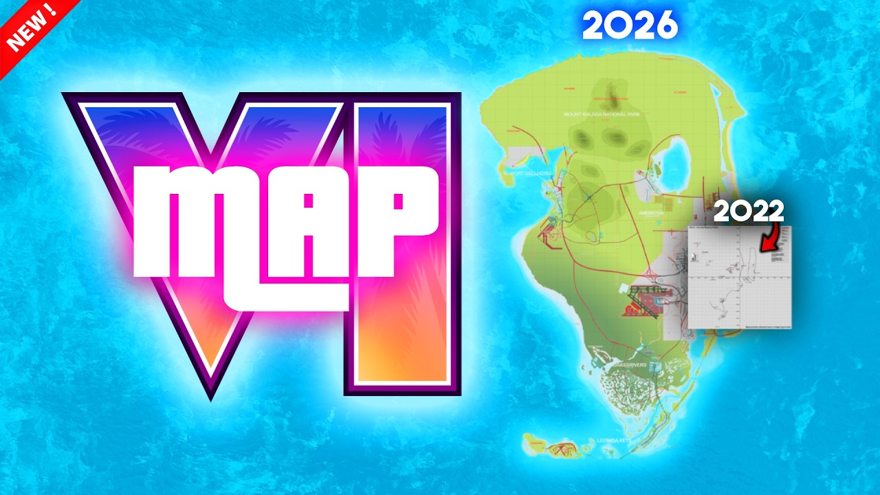 The MAP HISTORY in GTA 6 (2022 vs 2026)