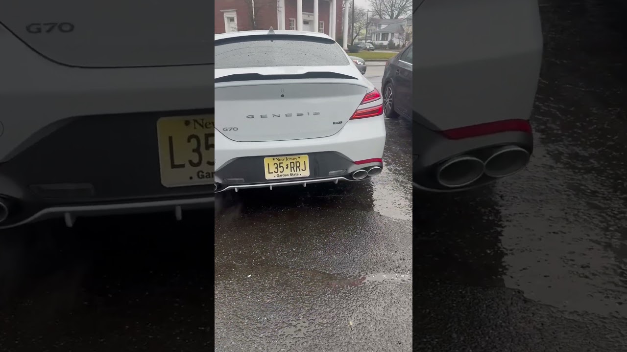 Genesis g70 new exhaust set up