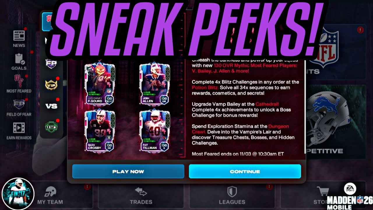САМОЕ СТРАШНОЕ РАСКРЫТИЕ! ЛУЧШЕЕ ПРОМО ГОДА! Madden Mobile 26