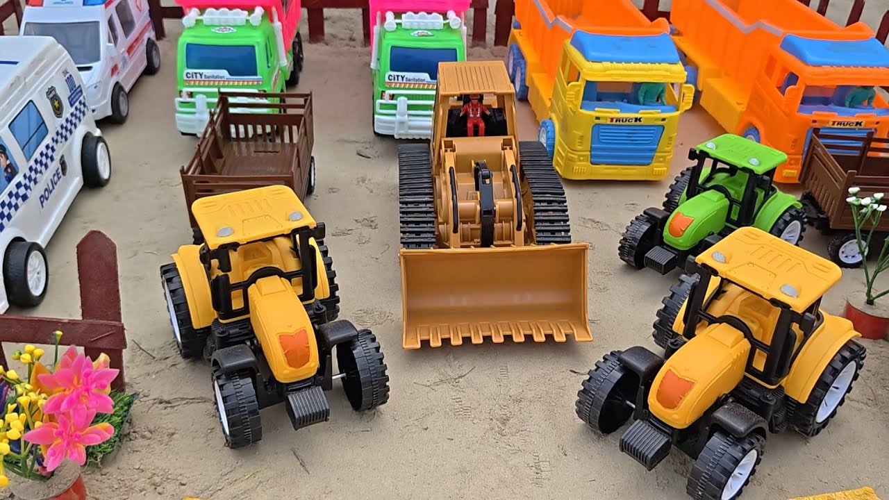 Mini tractor and mini thar jcB video mini truck 