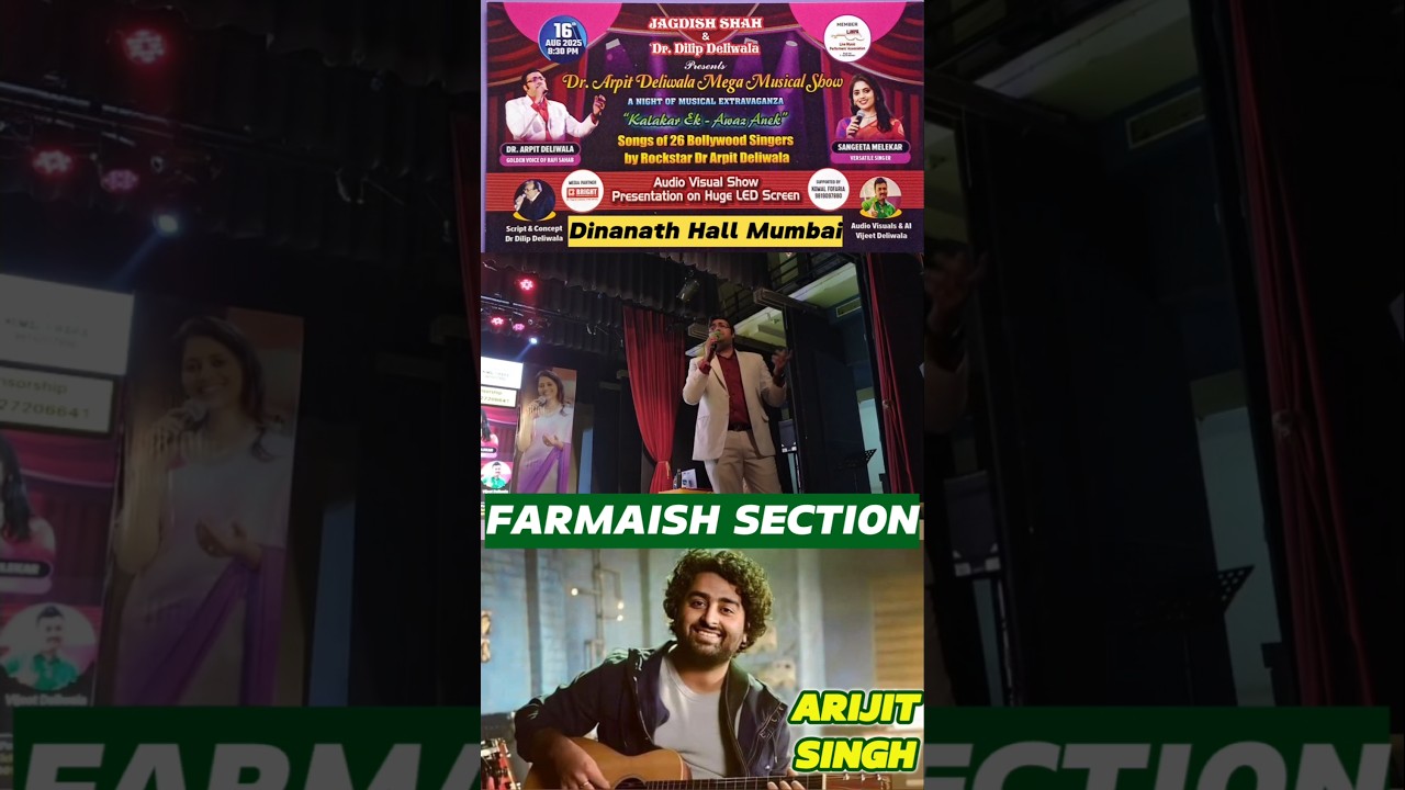 Show is incomplete without Arijit Singh - Sung 2 lines of iconic Arijit song Tum hi ho in Mumbai