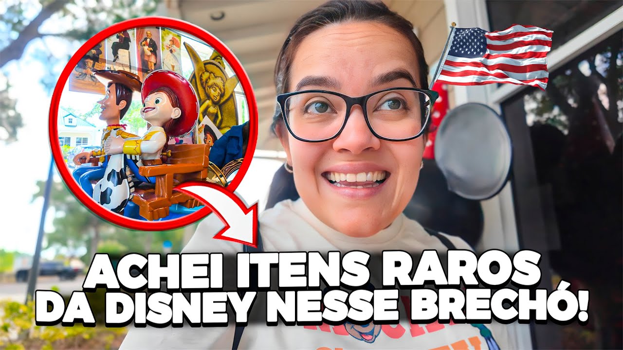 ITENS ORIGINAIS DOS PARQUES DA DISNEY – MOSTREI O BRECHÓ MAIS MÁGICO DO MUNDO! 🏰✨