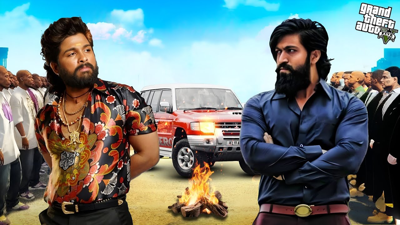 ICON STAR ALLU ARJUN vs ROCKING STAR YASH in GTA 5