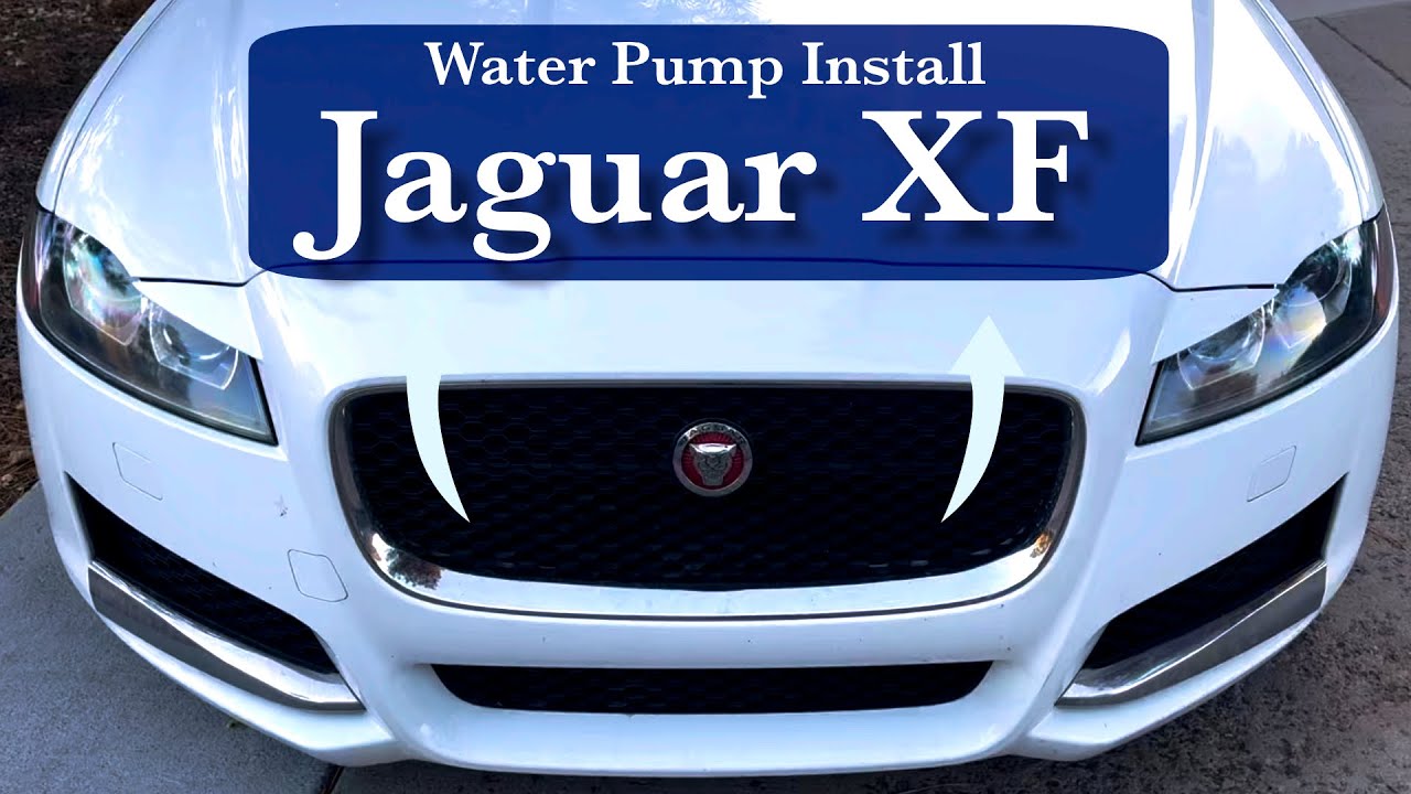 2016 JAGUAR XF Water Pump Installation (Land Rover)