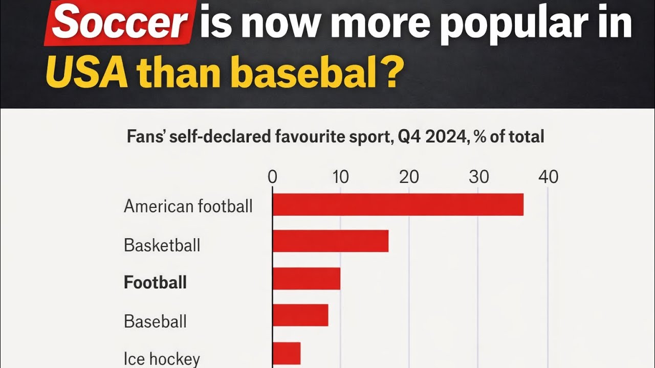 Soccer overtakes Baseball in USA!