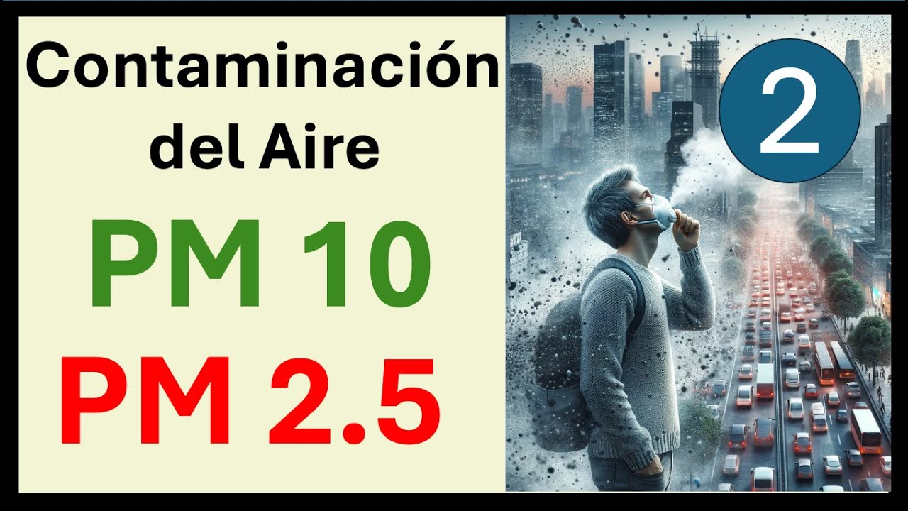 Contaminacion Ambiental  Partículas suspendidas en el Aire PM 2.5 PM 10 y Ultrafinas
