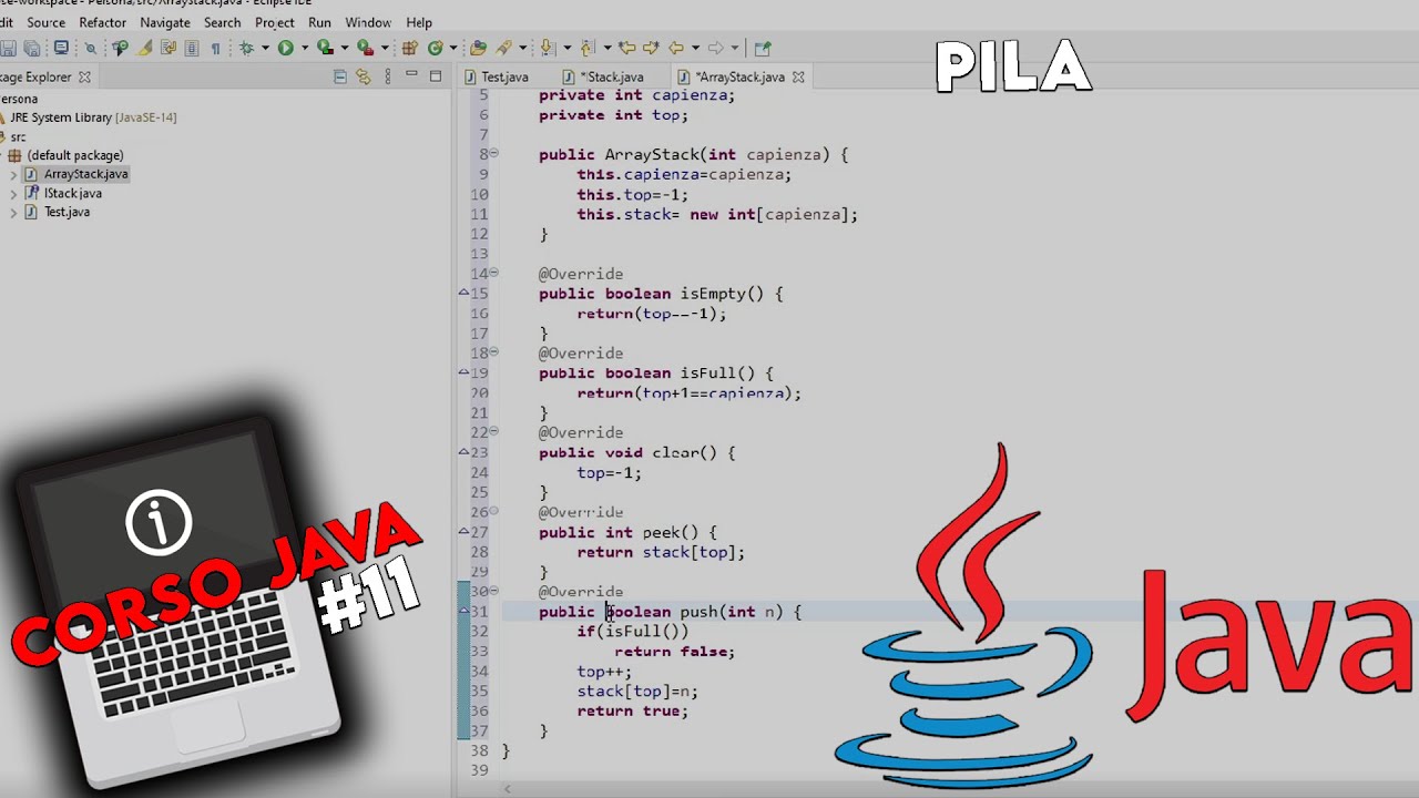 Pila - Corso Java #11