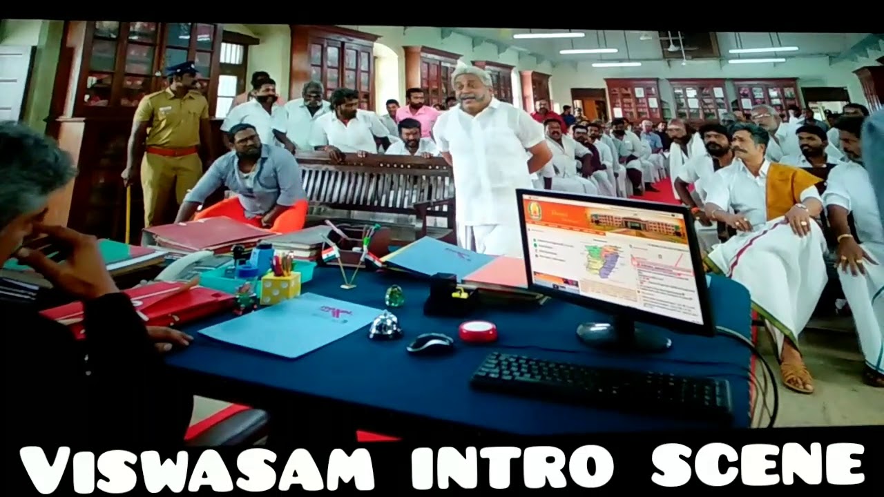 Viswasam intro scene