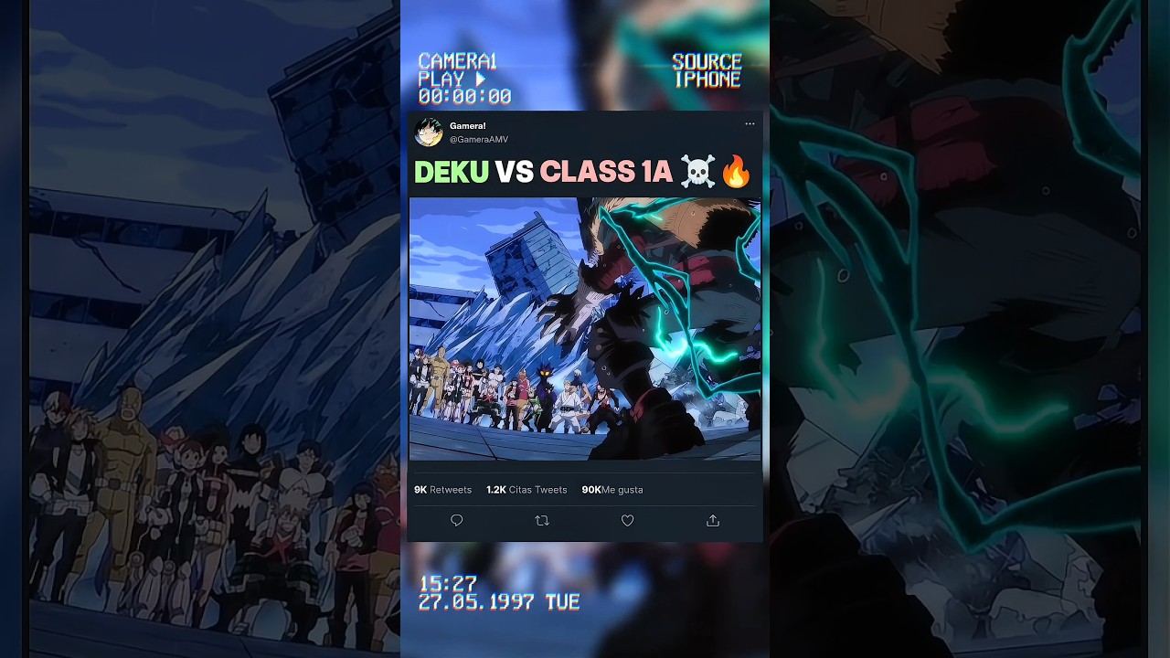 DEKU vs CLASS 1A ☠️🔥 | #myheroacademia #edit #amv #mha #anime