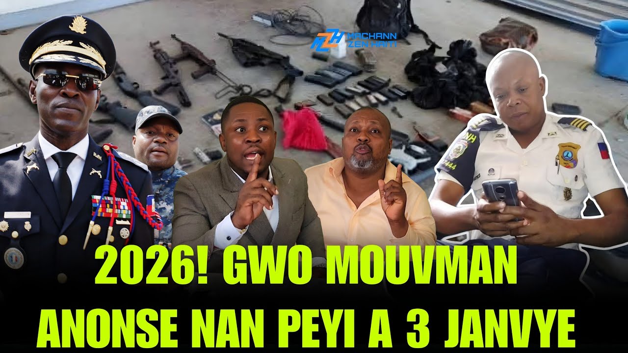 PNH Sezi yon Arsenal Z@m ak minisyon... || Yon Enspekt&egrave; Polis Tonbe || Gwo Mouvman anonse 3 Janvye