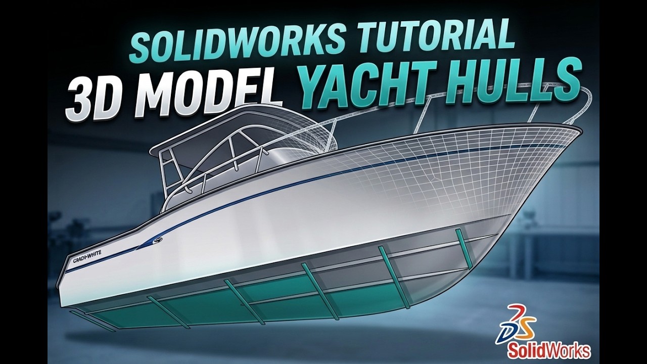 SolidWorks Tutorial: 3D Modeling for Boat Hulls.
