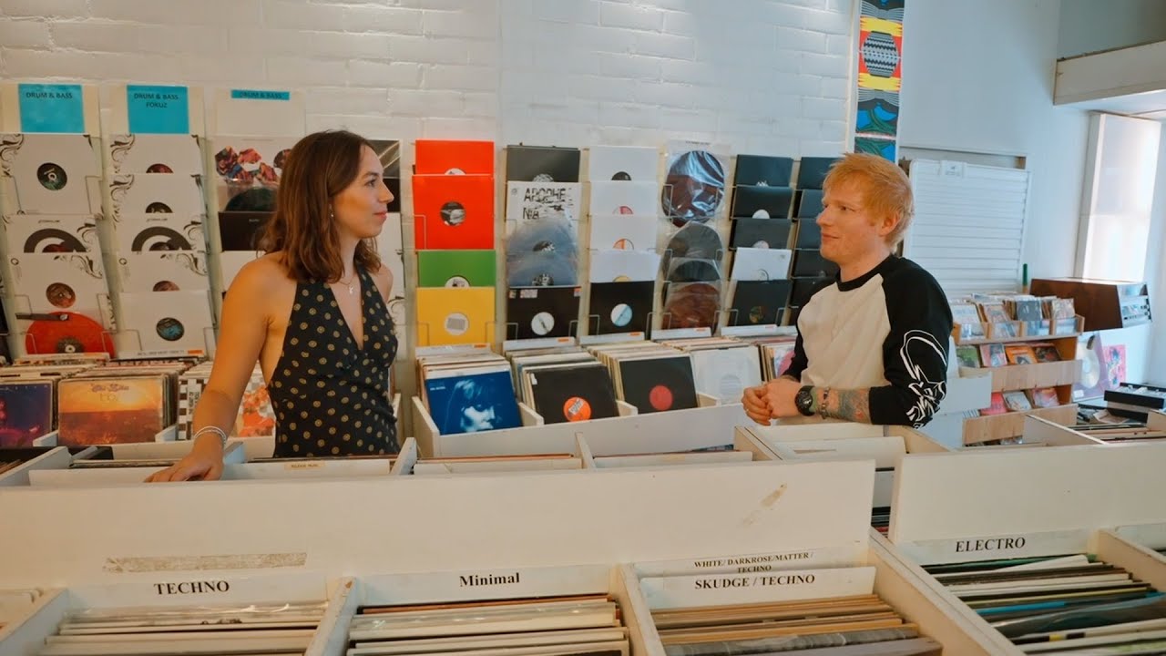 22 minutes of crate digging with Ed Sheeran