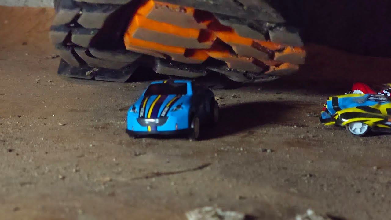 Close toy car crush