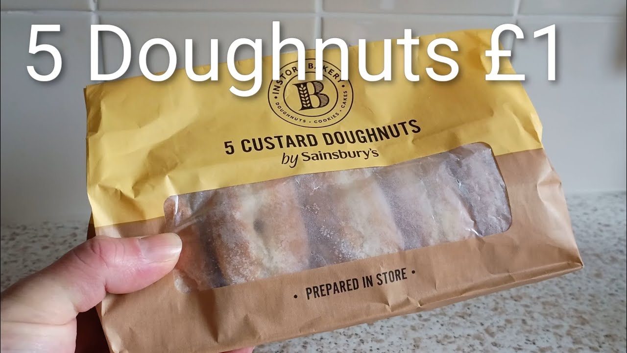Sainsbury's Doughnuts £1 for 5 + Chocolate Areo Hazelnut £1 