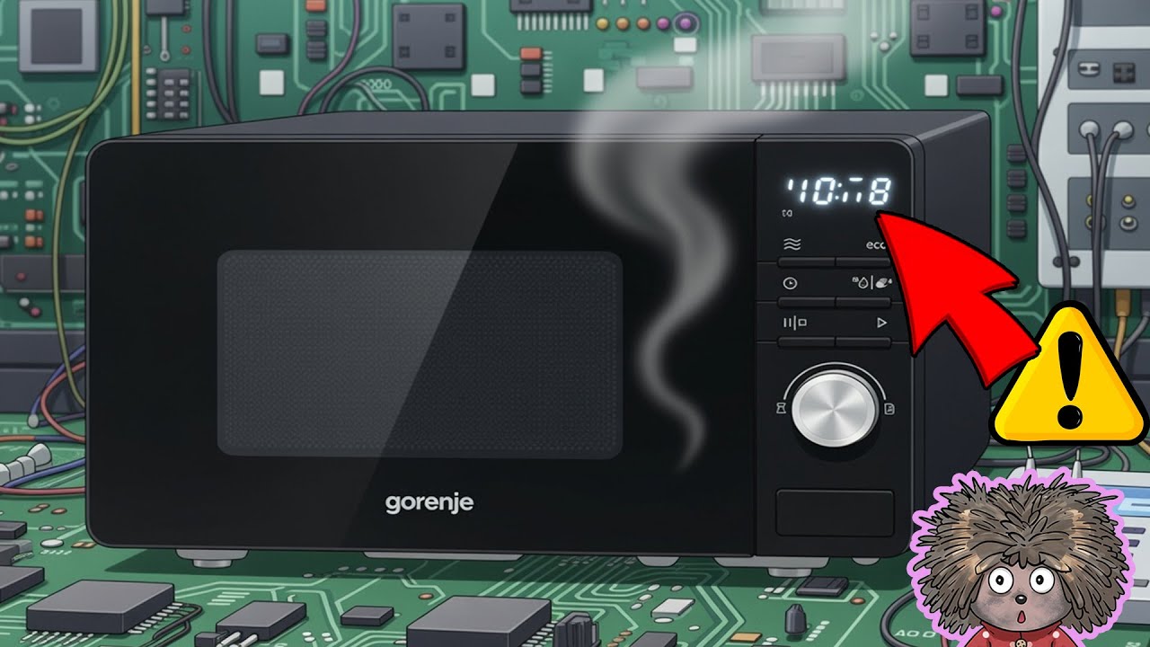 Кнопки СВЧ не работают! Ремонт микроволновки GORENJE своими руками.