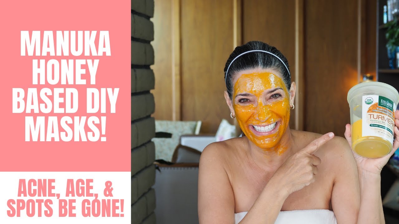 DIY Face Masks: Tumeric and Manuka Honey! | Acne, Age, and Wrinkle Fighting Skincare from Home!