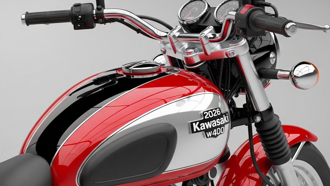 Kawasaki W400 2026 года 😱 Классический стиль и современная производительность | Полный обзор и те...