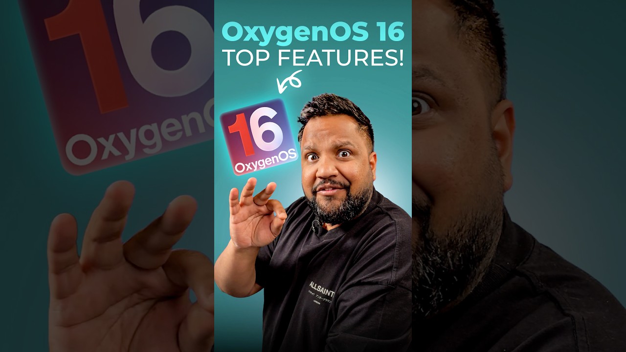 OxygenOS 16 Top 5 Features! #shorts