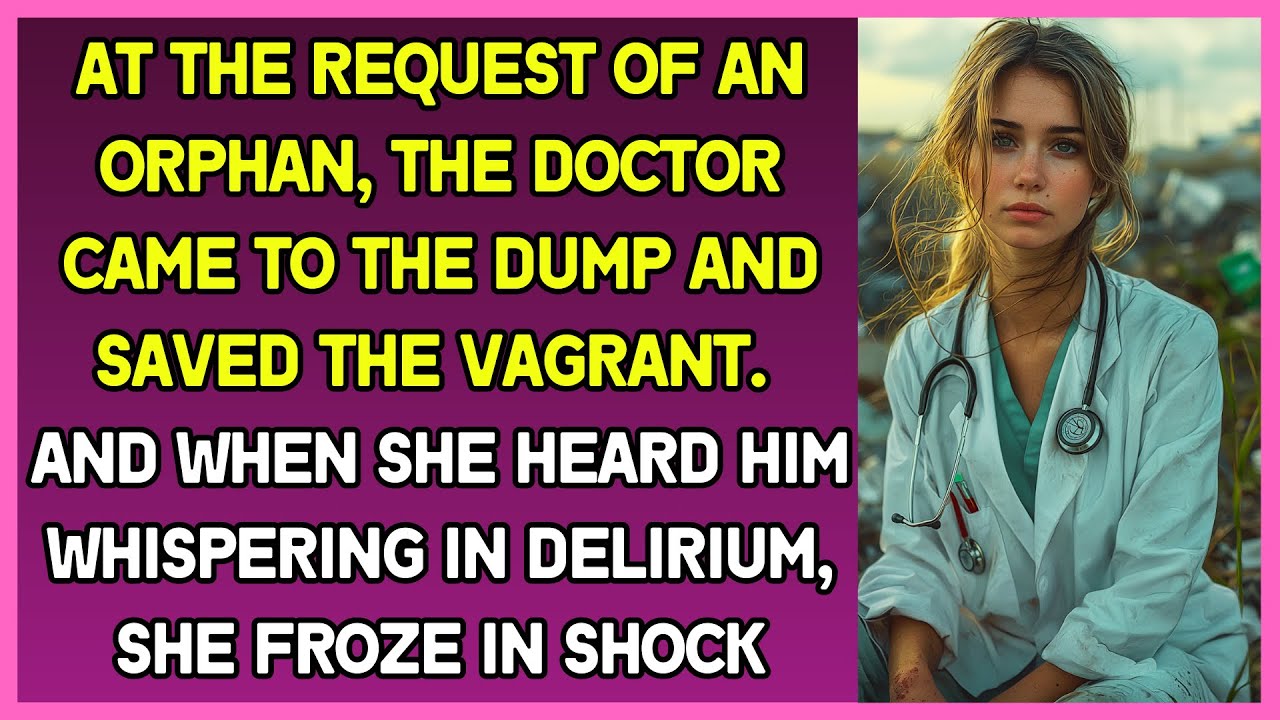 At the request of orphan, the doctor  saved the vagrant & when she heard him whispering, she froze
