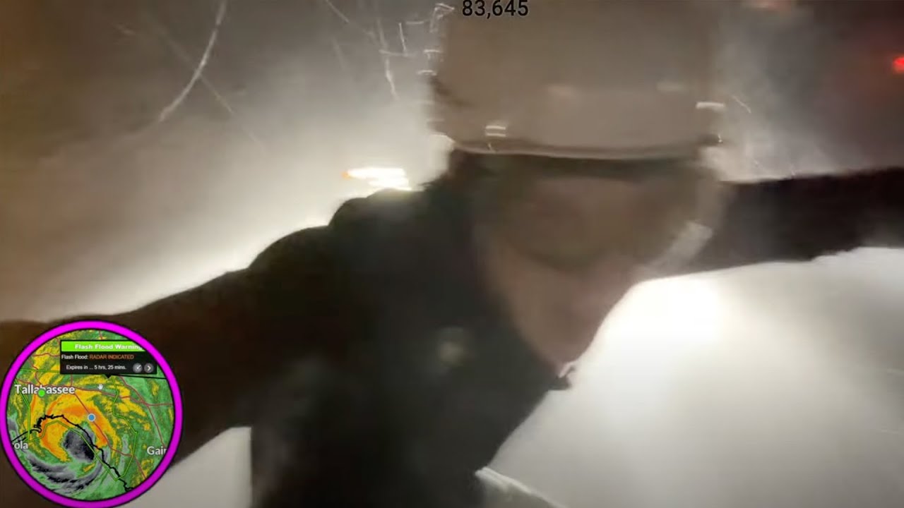 Insane LIVE Intercept Of CAT4 Hurricane Helene ON FOOT - LIVE AS IT HAPPENED