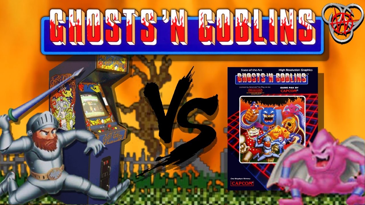 Ghosts 'n Goblins - Arcade Vs. NES | Nefarious Wes
