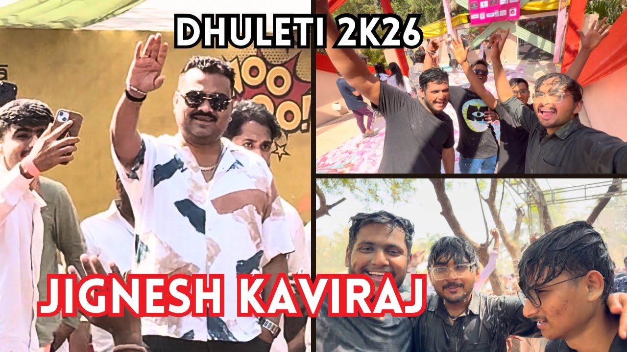 Holi Culture 2026 🎨🔥 | Live Show by Jignesh Kaviraj & Crazy Celebration! | Day 138 / 365 vlog
