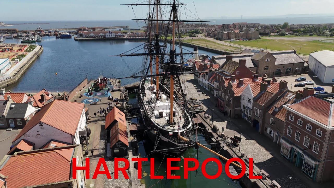 Hartlepool Marina & Headland 4K Drone Cinematic Footage