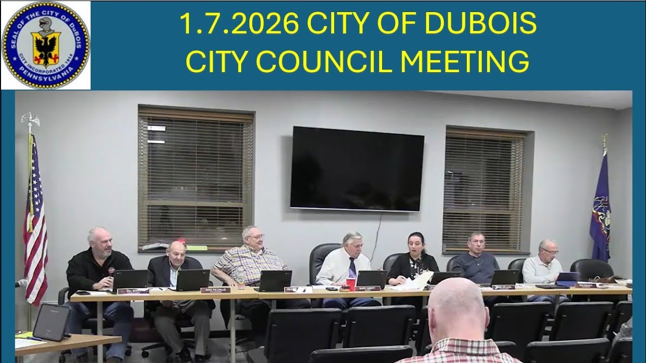 1.7.2026 DuBois City Council Meeting