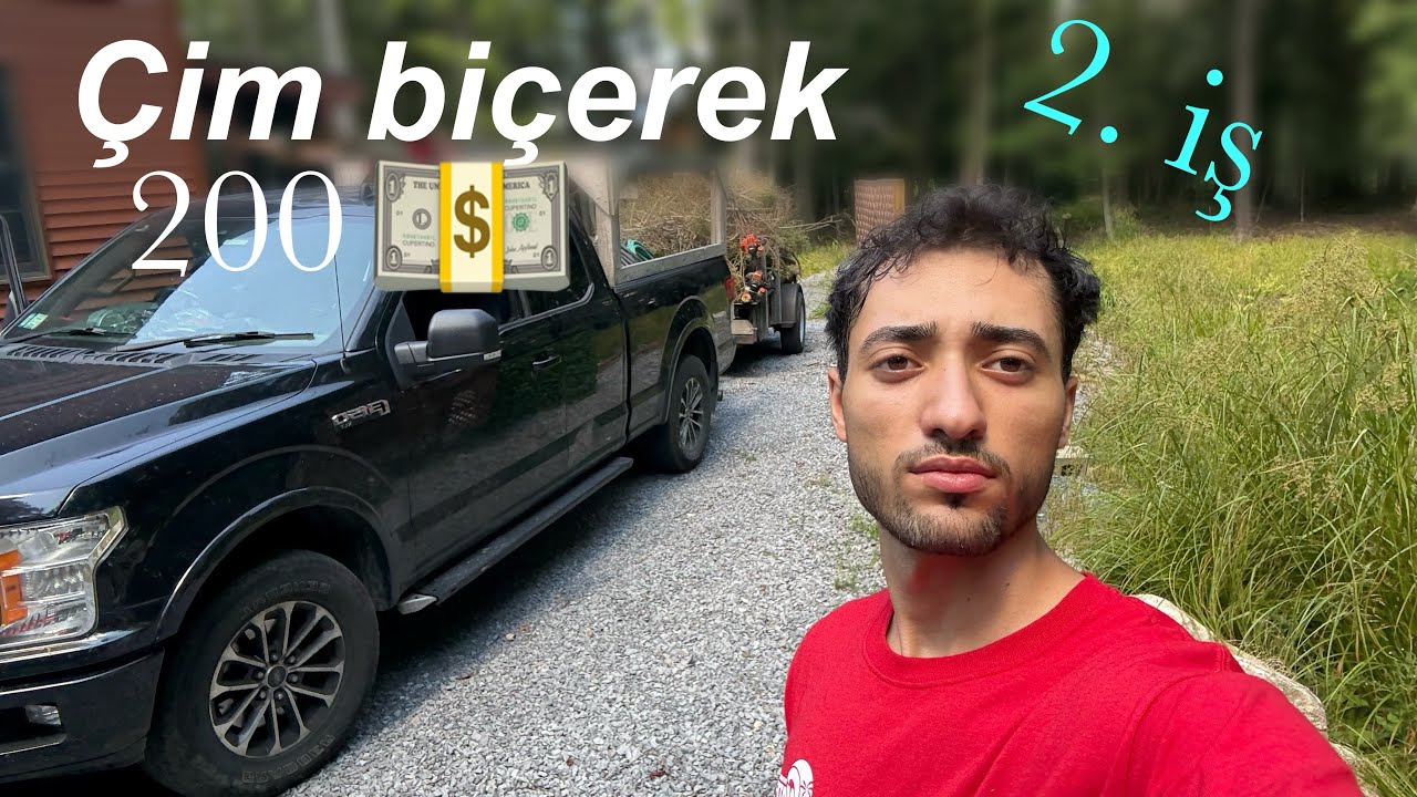 Amerika’da Çim Biçme İşi 💵 | 2. İş Nasıl Bulunur? New York (Old forge) work and travel vlog