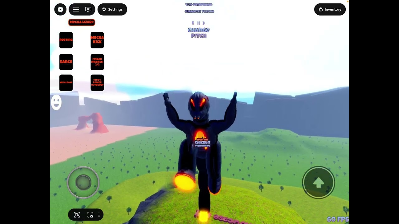 Showcasing ￼mecha lizard in tiny universe ￼