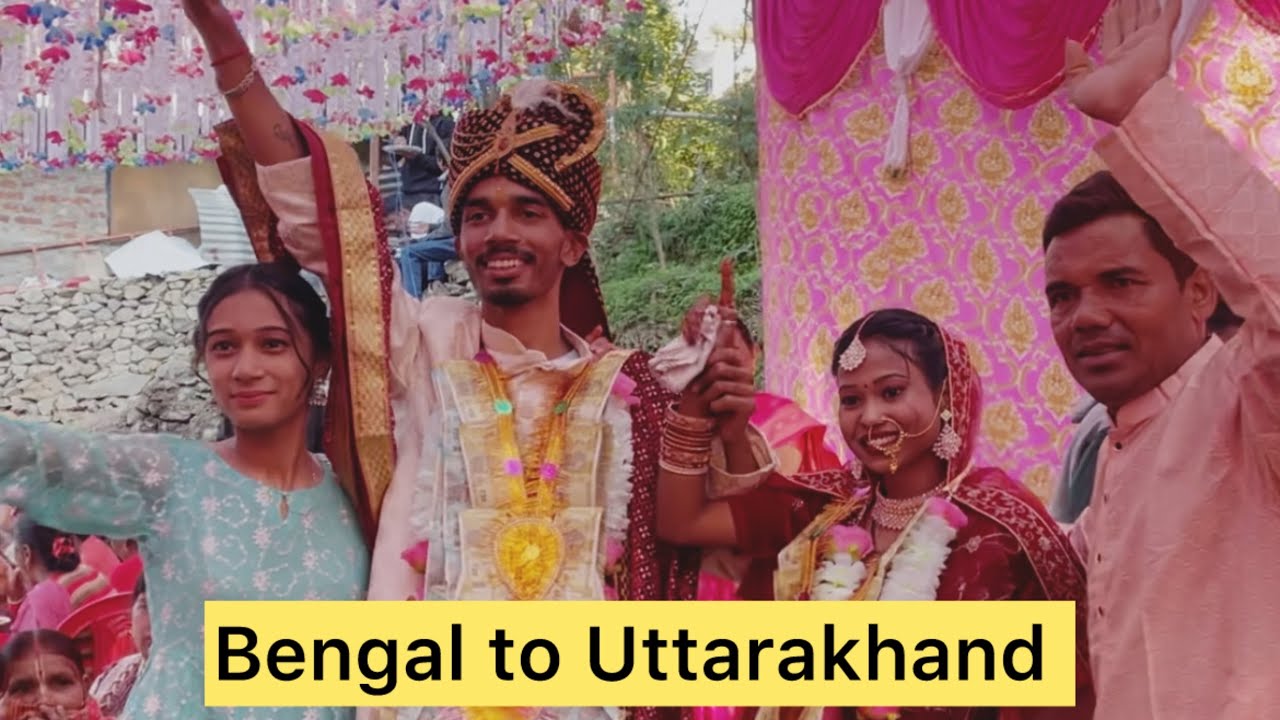 Wedding vlog 💫when Bengali weds pahadi 🌸