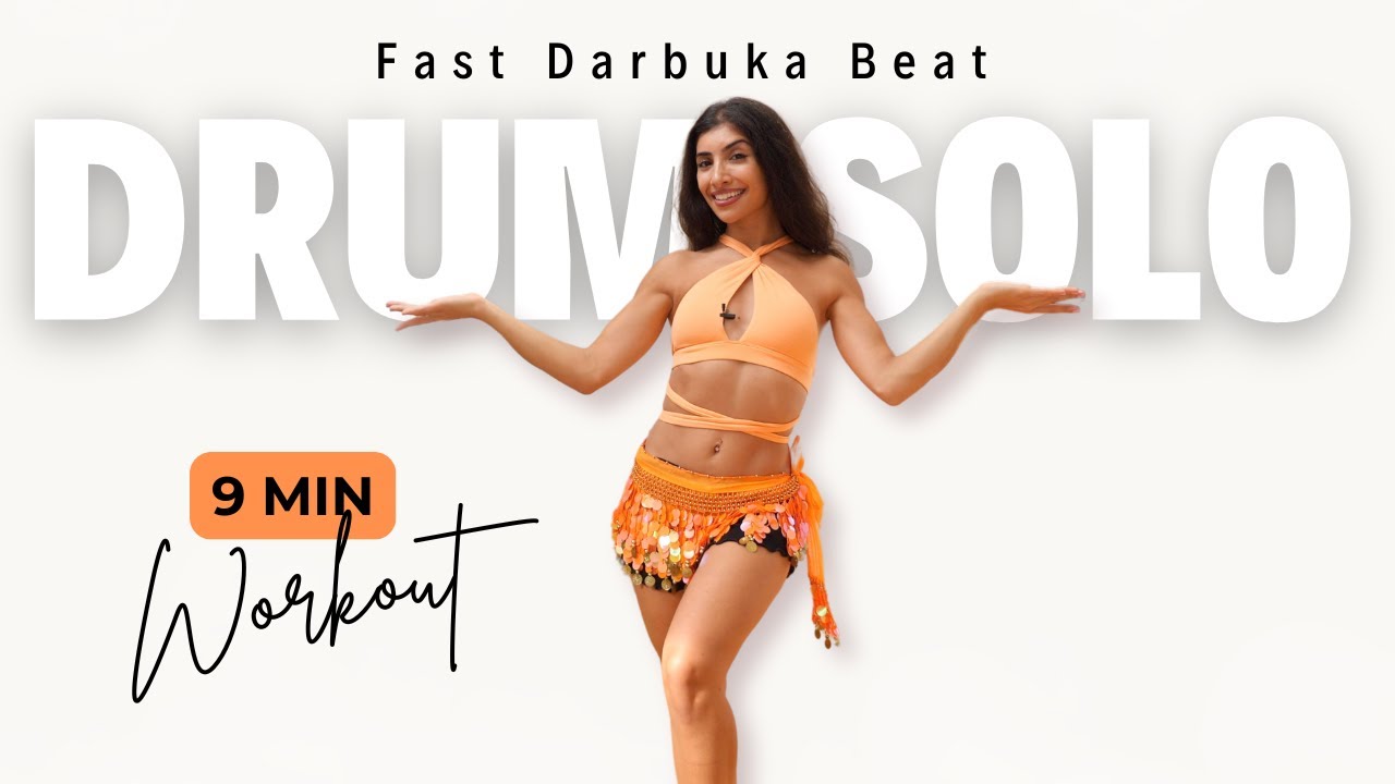 Belly Dance to Darbuka Beats | Fast Drum Solo Workout