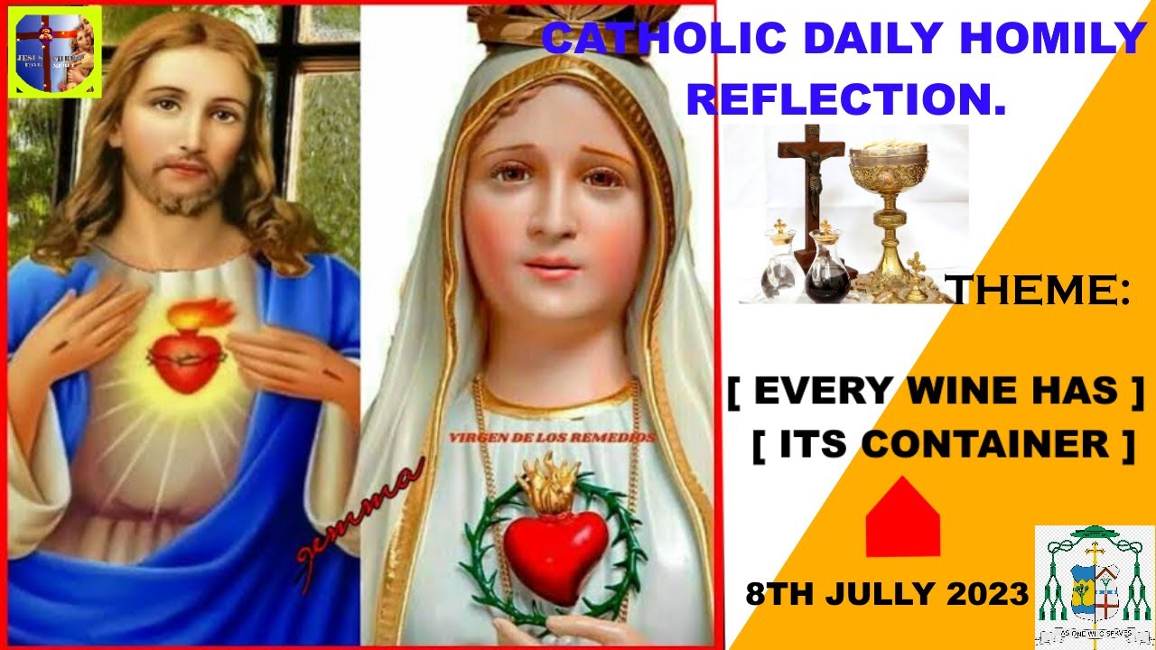 Catholic daily homily reflection for today ( Every Wine Has Its Container )