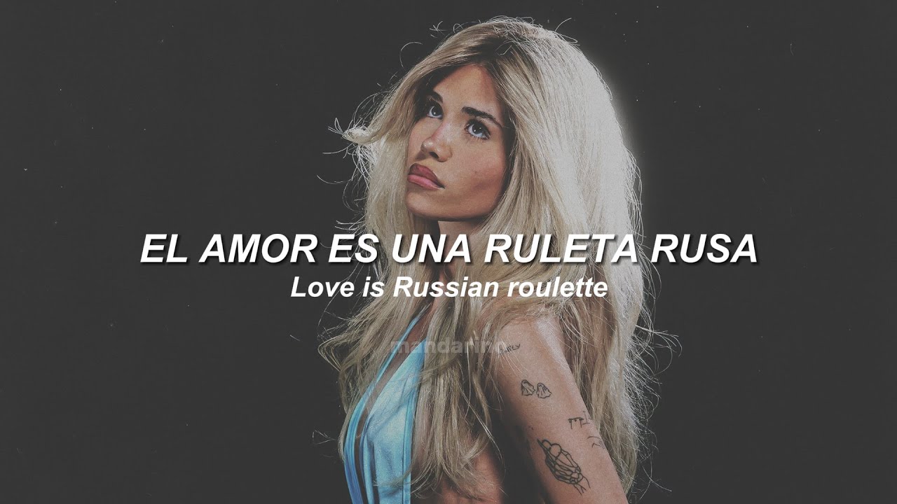 Nessa Barrett - RUSSIAN ROULETTE (español + lyrics)