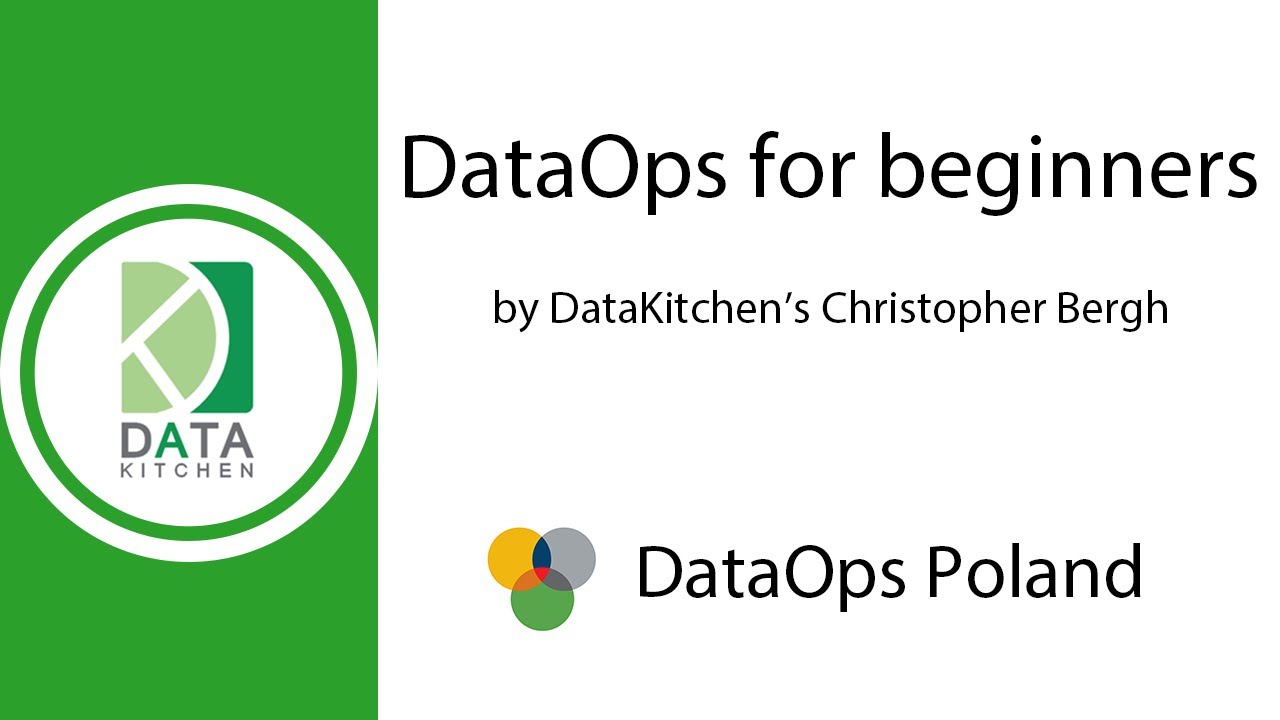 DataOps Poland #45 DataOps for Beginners by DataKitchen