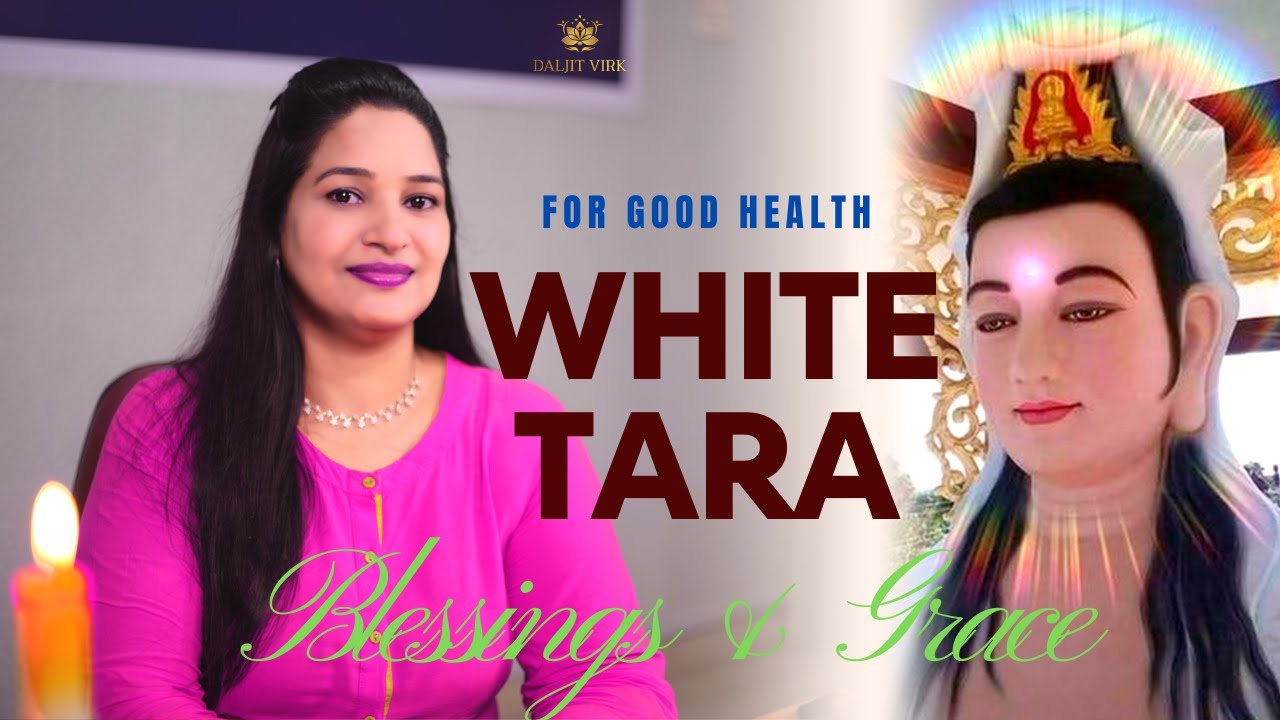 White Tara Mantra With Words white tara #daljitVirk #whitetaraMaa #whitetaramantra #Ommanipadmehum