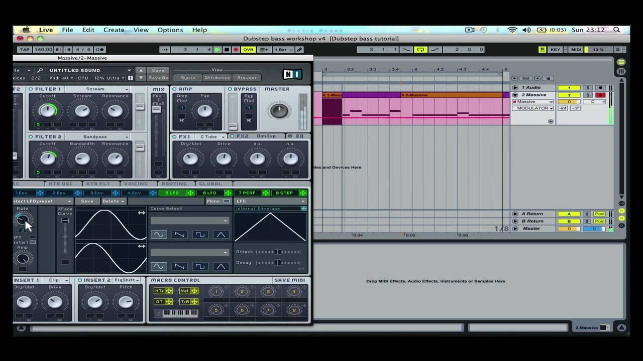 (1 of 13) TSTs Dubstep bass tutorial workshop
