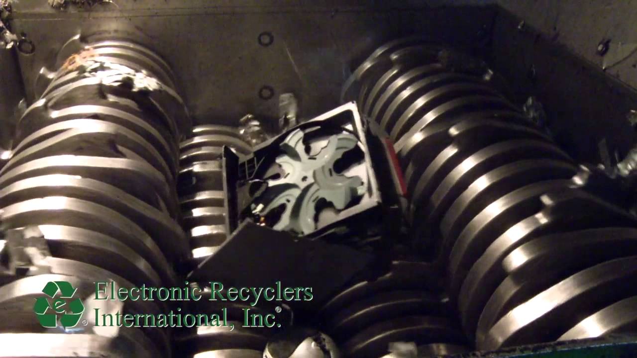 Recycling Stereo Equipment - Shredding Radios At ERI
