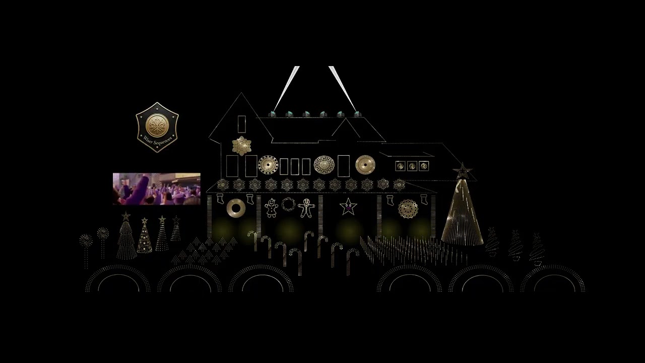 xLights Sequence - Kpop Demon Hunters: Golden (Christmas Layout)