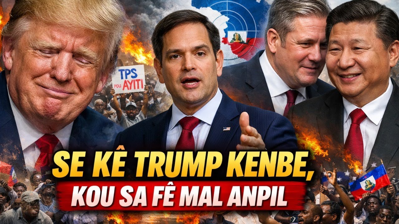 KOU SA FÈ TRUMP MAL ANPIL, LI PÈDI YON LÒT GWO ALYE, MEYÈ POU LACHIN, RUBIO FÈ GWO ANONS SOU AYITI.