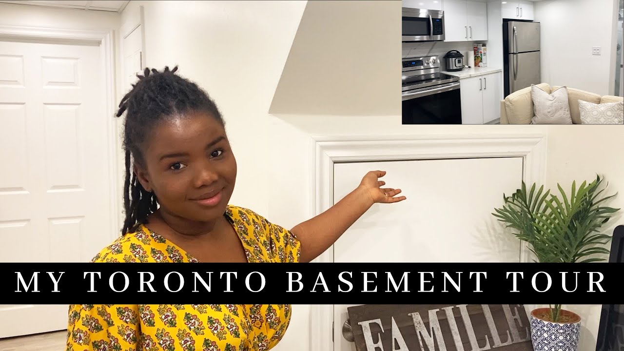 My Toronto Basement Tour |Minimalist Toronto Apartment Tour | Frugal Living in Canada 🙉😁